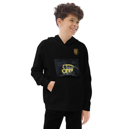 School Bus (Kids fleece hoodie)