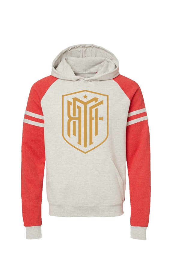 Varsity Colorblocked Raglan Hoodie