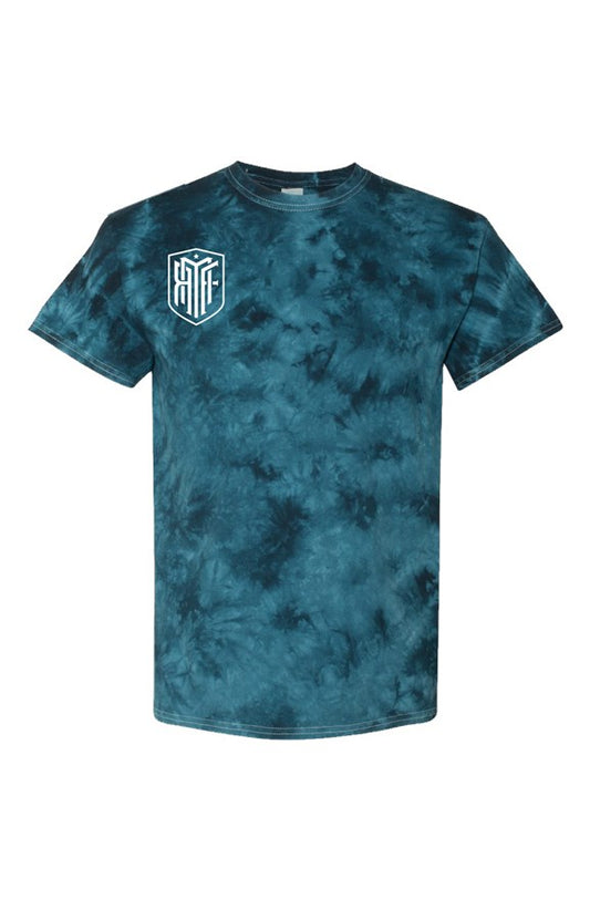 Navy Crystal Tie-Dye Tee