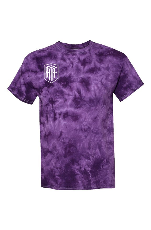 Purple Crystal Tie-Dye Tee