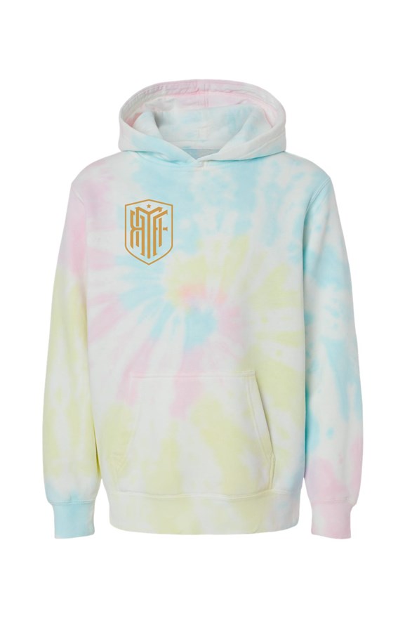 Youth Sunset Swirl Tie Dye Hoodie