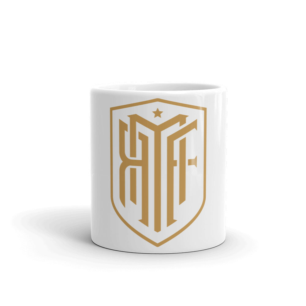 RMF Logo White glossy mug