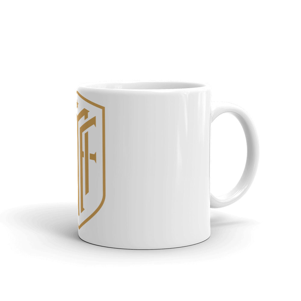 RMF Logo White glossy mug