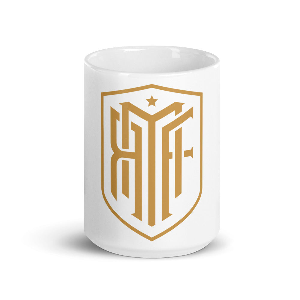 RMF Logo White glossy mug