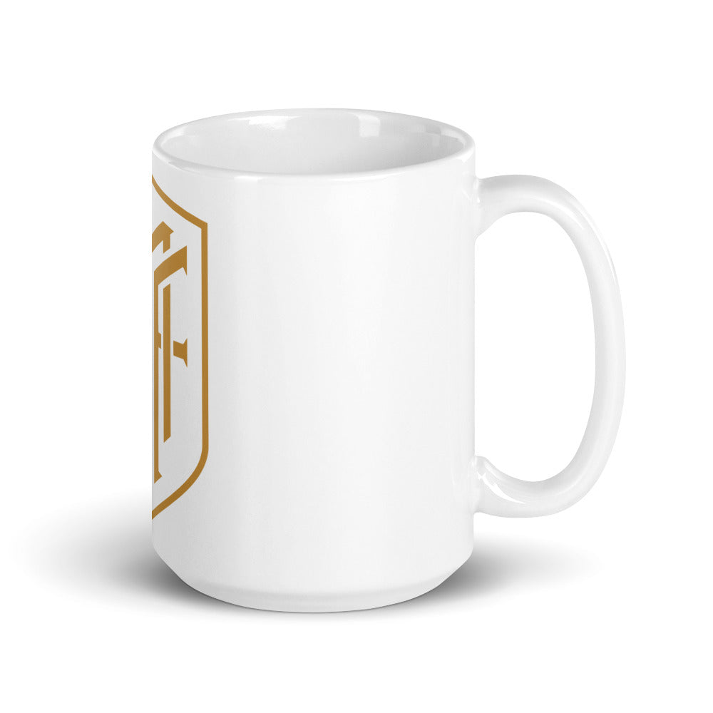 RMF Logo White glossy mug